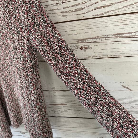 J Jill Women's Multicolor Open Front Knit Cardigan Sweater Size Large - Picture 5 of 10